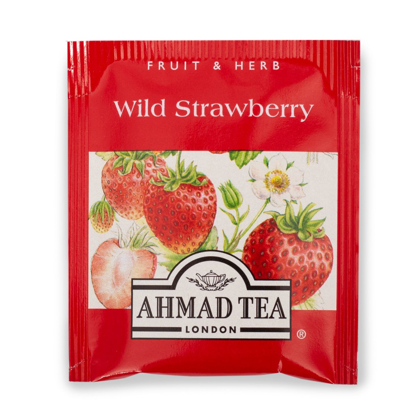 Wild Strawberry Infusion Fruit Tea - Herbal | 20' Tea Bags | Ahmad Tea