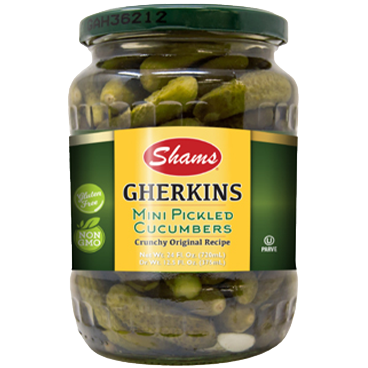 Mini Gherkin Pickles, Shams