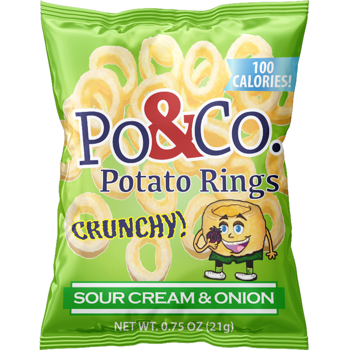 Sour Cream & Onion Potato Rings, Po & Co.