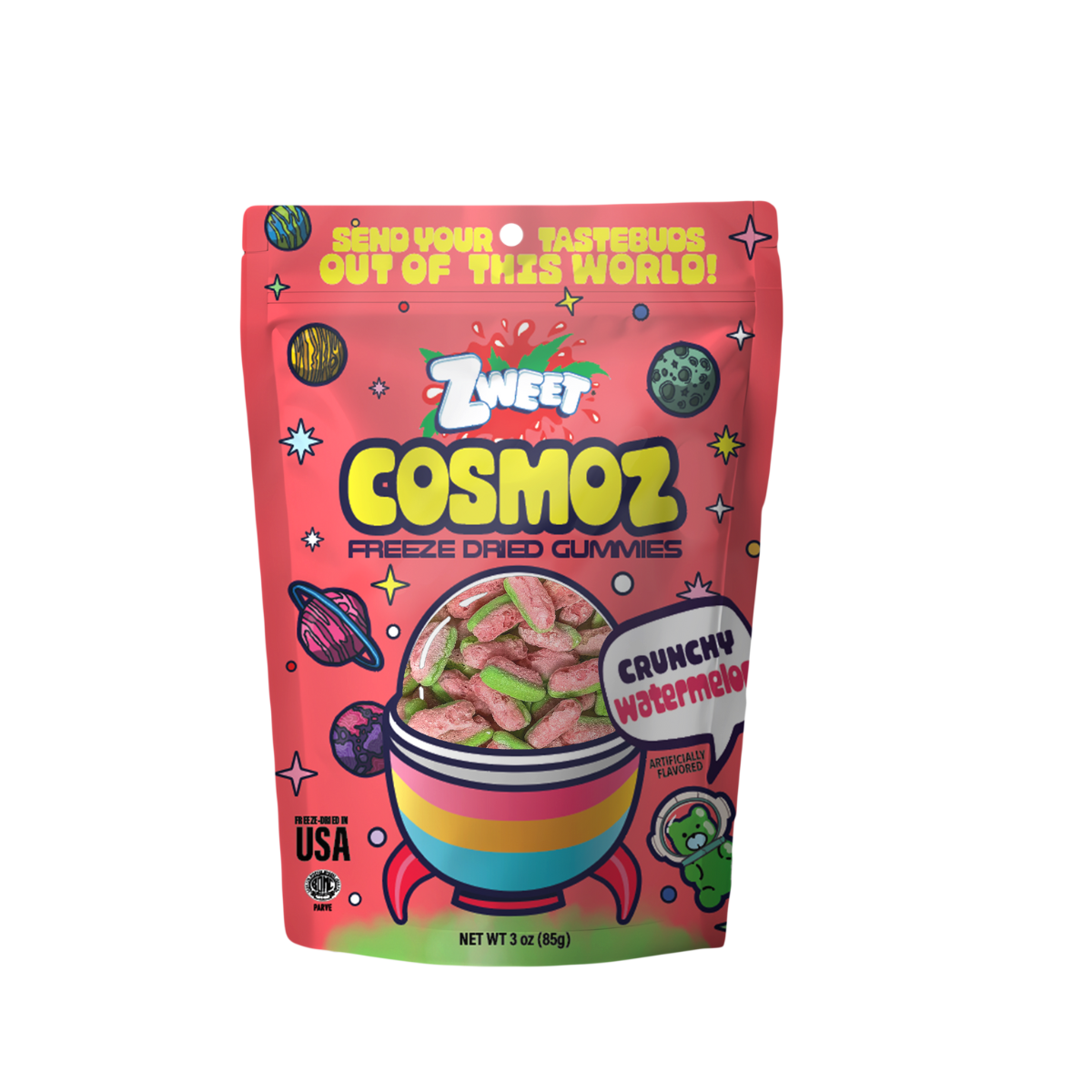 Cosmoz Freeze Dried Sour Watermelon, Zweet – OurBasket