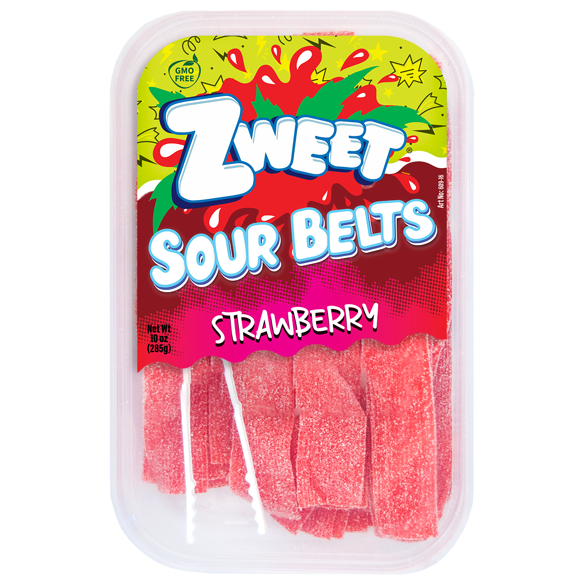 Strawberry Sour Belts, Zweet