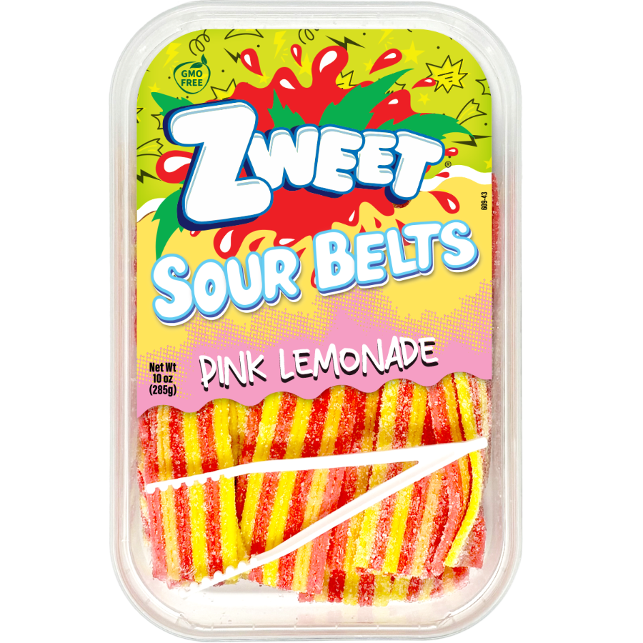 Zweet Sour Belts Pink Lemonade
