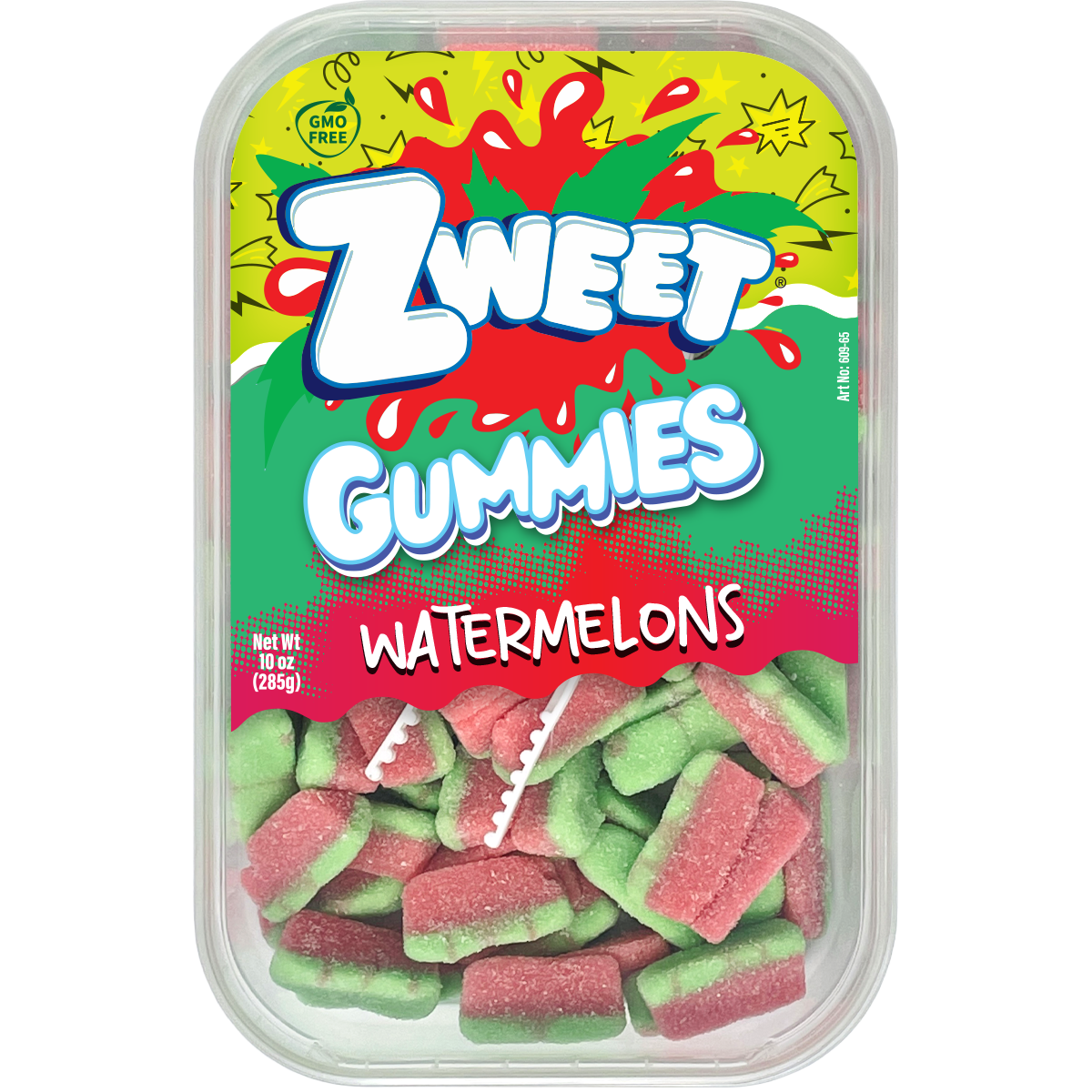 Sour Gummy Watermelon Slices, Zweet