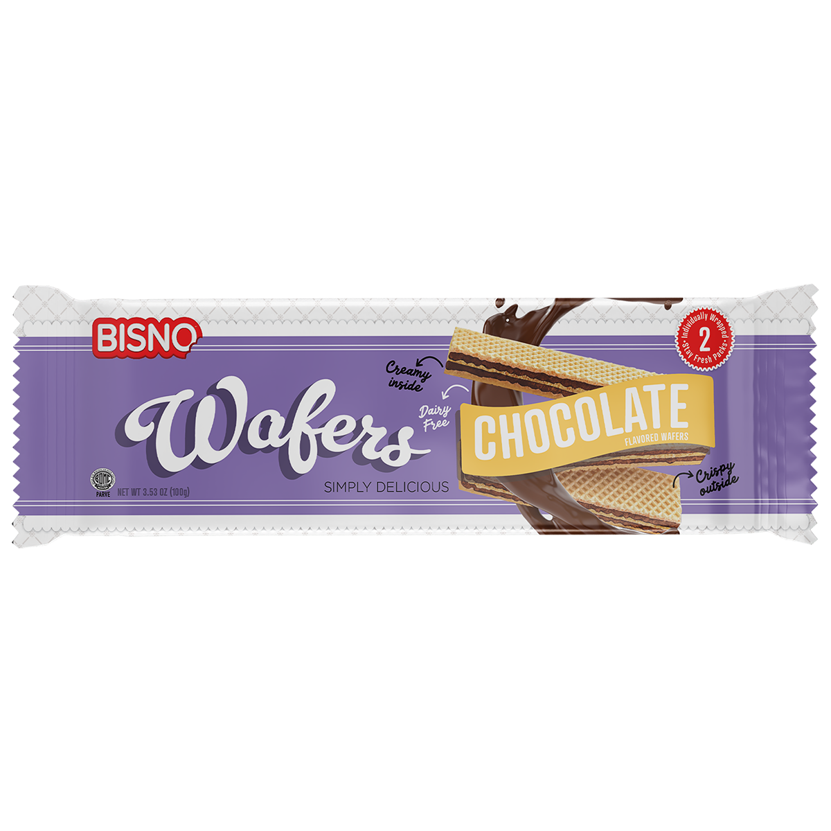 Wafer | Chocolate | 3.5 oz | Bisno