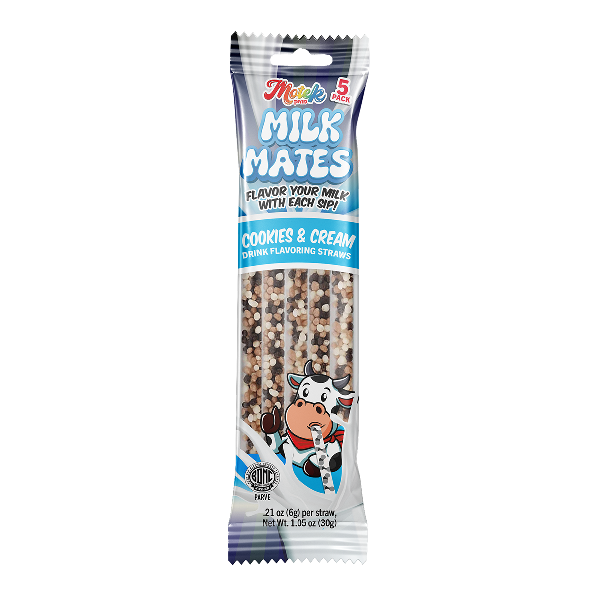 Milk Mates Straw - Cookies & Cream, Motek