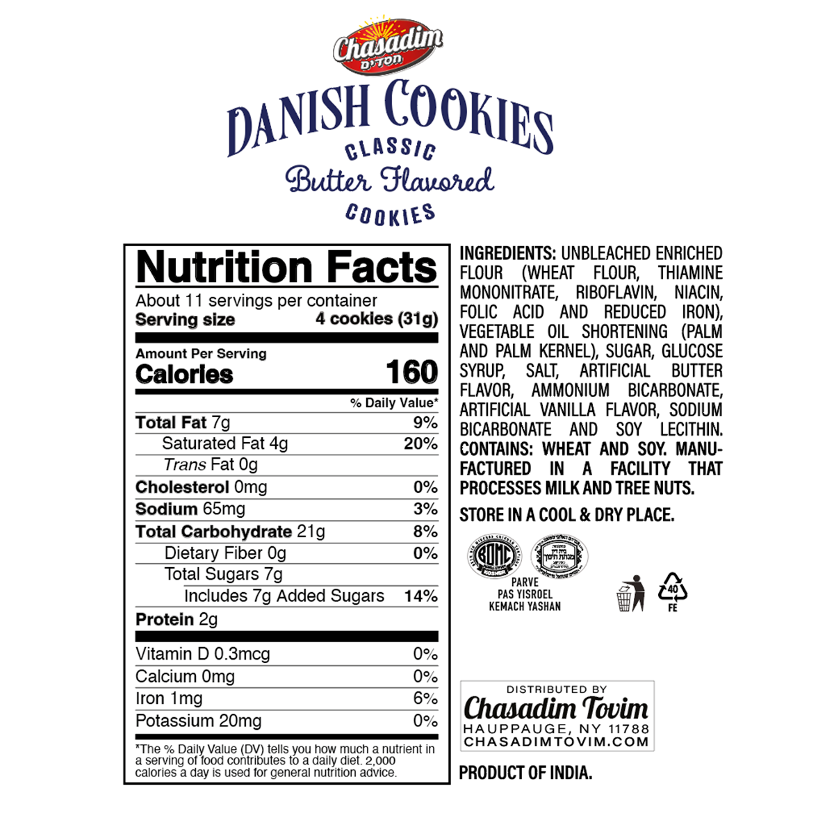Danish Cookies, Chasadim