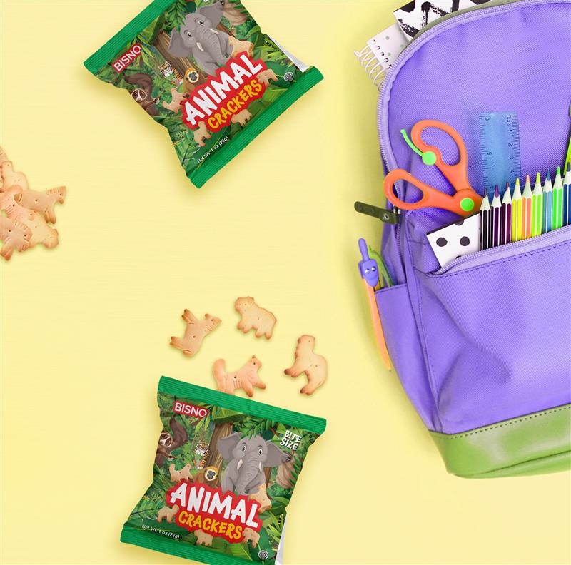 Animal Crackers | Pack of 8 | 8 oz | Bisno