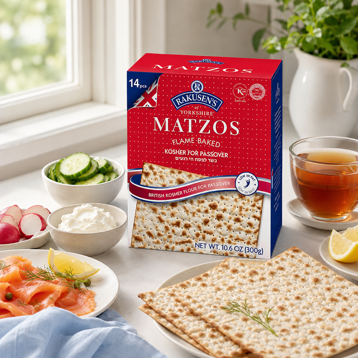 Thin Matzos | 10.6 oz | Rakusen