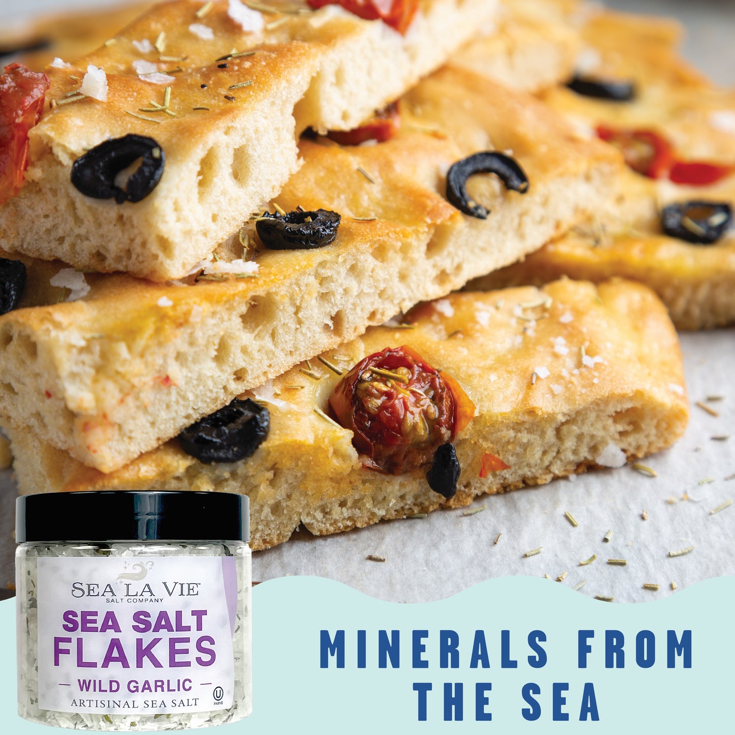 Gourmet Wild Garlic Sea Salt, Sea La Vie