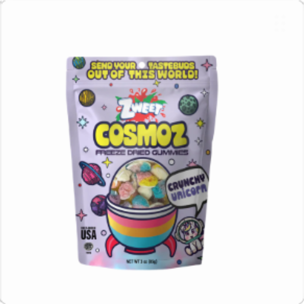 Cosmoz Freeze Dried Unicorn, Zweet