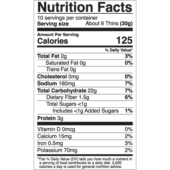 Crostino | Melba Toast Thins | Classic | 10.6 oz | Galil - ShopGalil