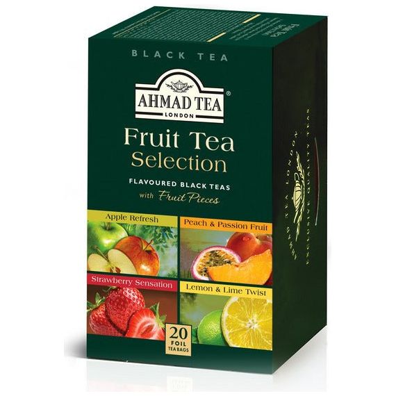 Fruit Selection - Black Tea | 5 x 4' Tea Bags | Ahmad Tea - ShopGalil