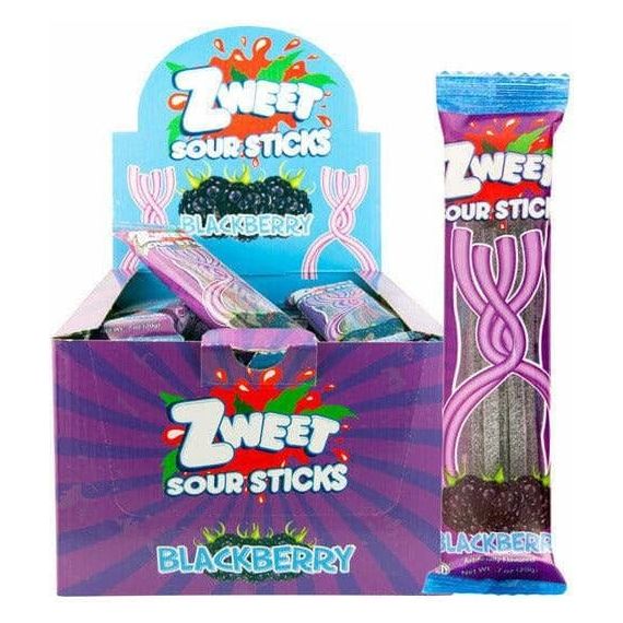 Sour Blackberry Sticks | Zweet | 0.7 oz - ShopGalil