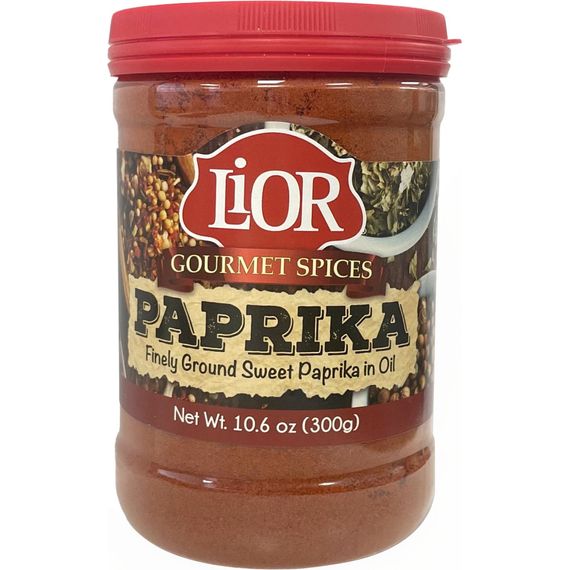 Sweet Paprika Seasoning | Fine Ground in Oil | 10.6 oz | LiOR - ShopGalil