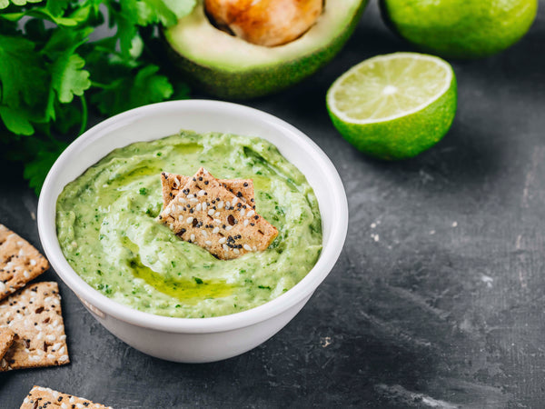 Creamy Avocado Lime Dip with Avocado Oil