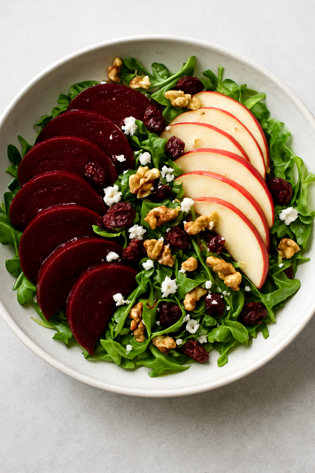 Easy Beet and Apple Salad with Walnuts
