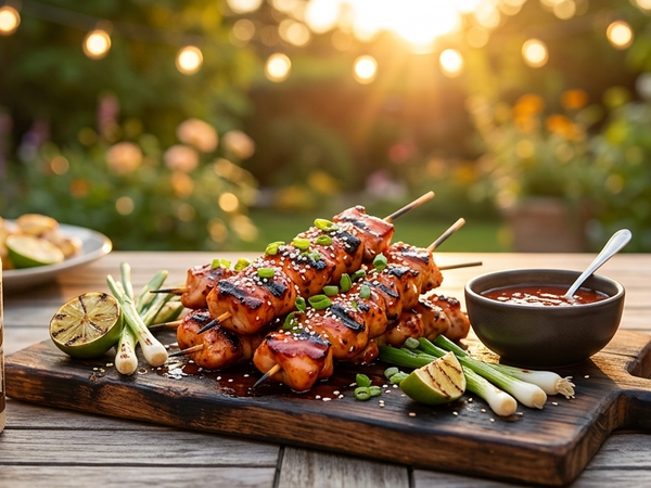 Sweet Chili Chicken Skewers