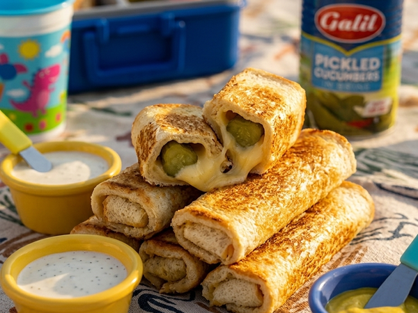 Pickle Grilled Cheese Roll-Ups