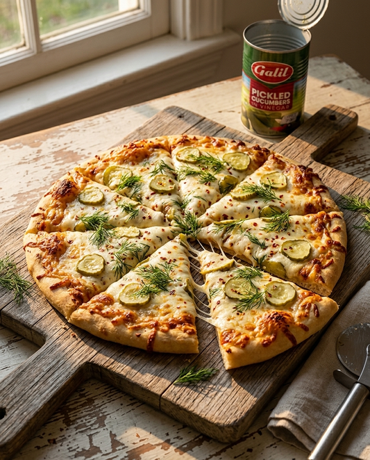 Creamy Dill Pickle Pizza