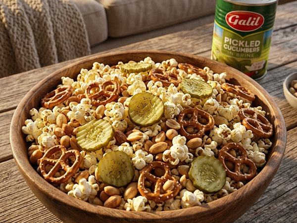 Pickle Popcorn Snack Mix