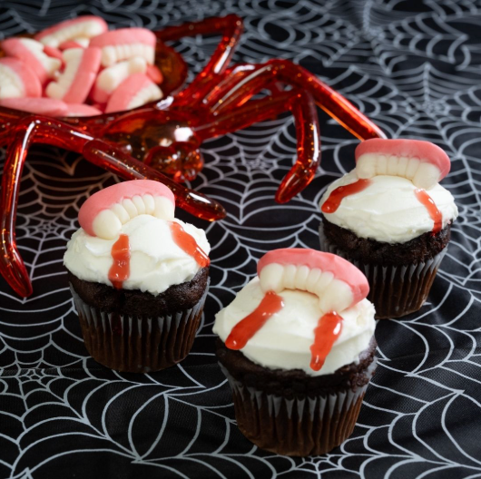 Monster Fang Cupcakes
