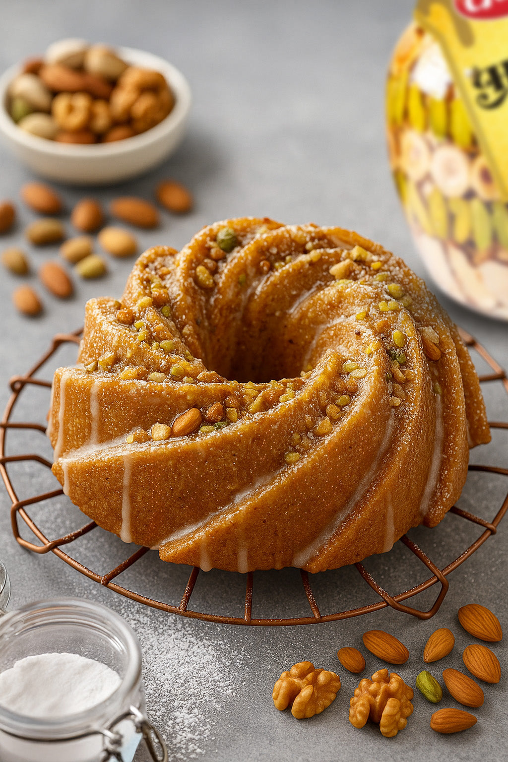 Honey Nut Cake for Mother’s Day