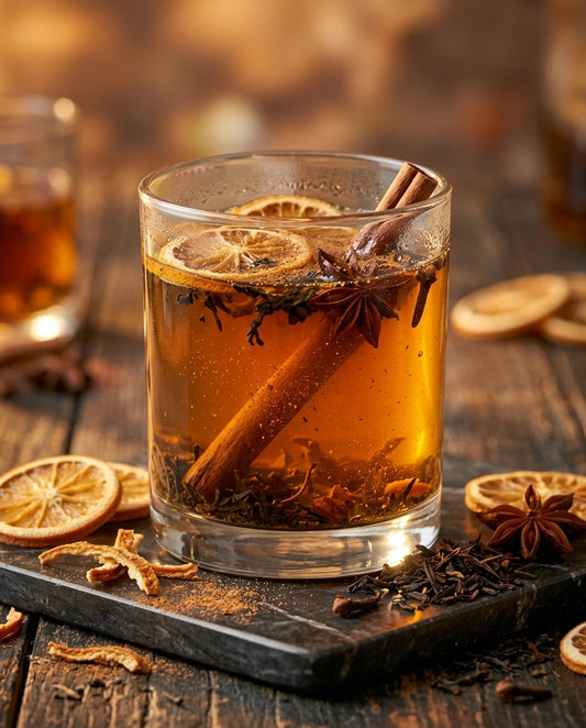 Spiced Orange and Black Tea Cider
