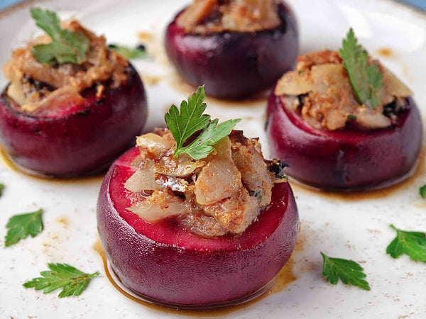 Stuffed Beets with Chestnuts