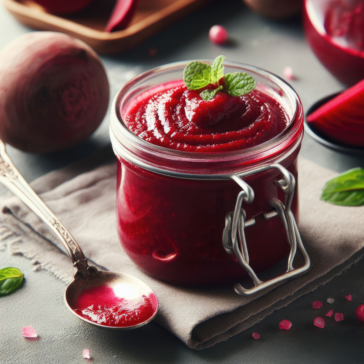 Beet Jelly with Pomegranate