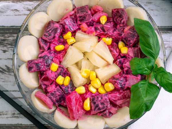 Tropical Beet & Palm Salad