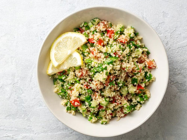 Garlic Herb Chickpea and Couscous