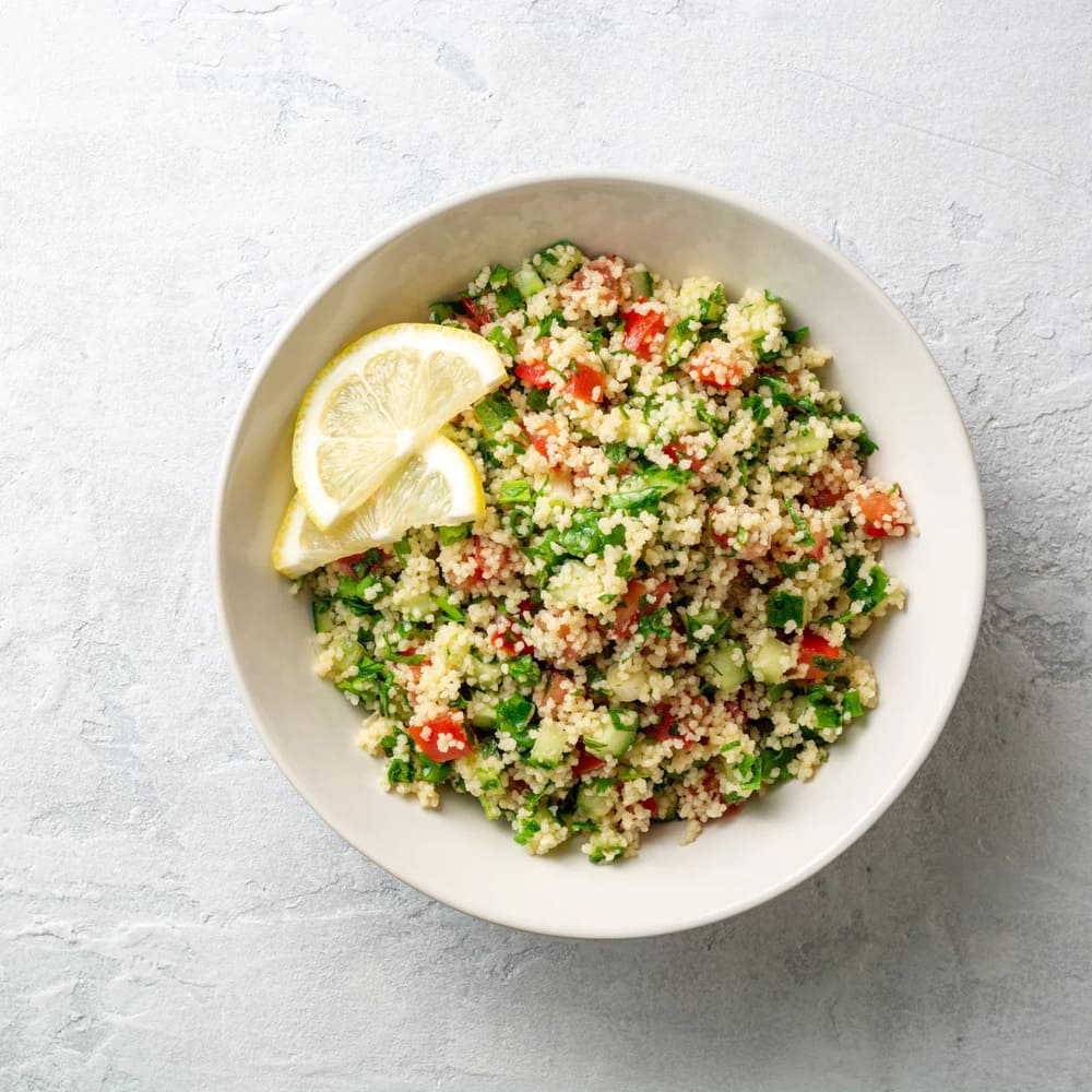 Garlic Herb Chickpea and Couscous