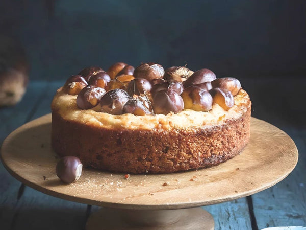 Chestnut cheesecake