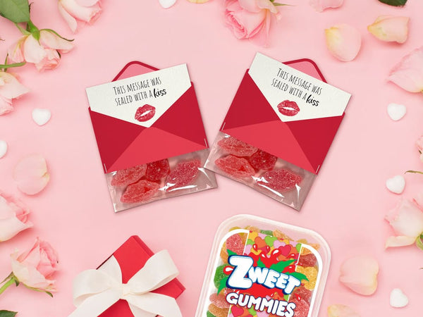 DIY Kiss Valentine's Day Card