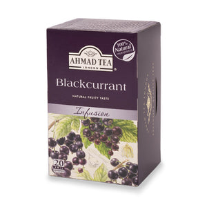 Black Currant Infusion - Herbal | 20' Tea Bags | Ahmad Tea