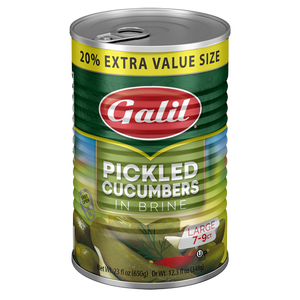 Cucumber Pickles in Brine 7-9, Galil