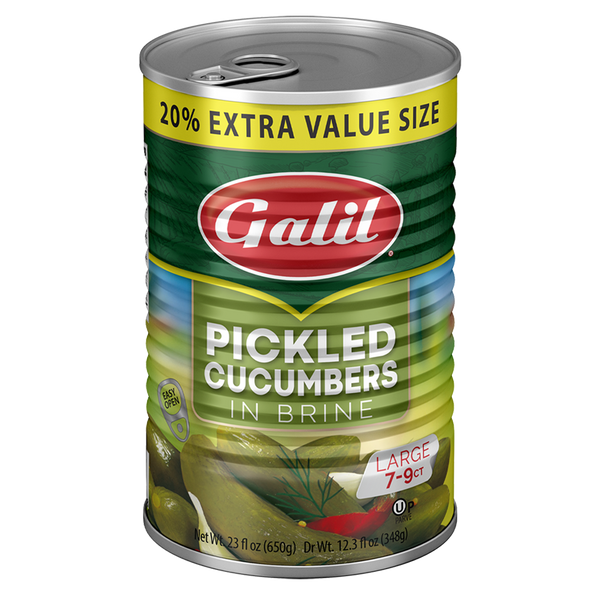 Cucumber Pickles in Brine 7-9, Galil