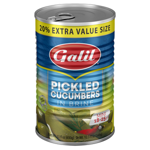 Cucumber Pickles in Brine, 18-25, Galil