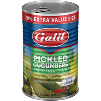 Cucumber Pickles in Vinegar, 18-25, Galil