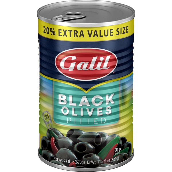 Black Olives Pitted, Galil