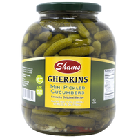 Mini Gherkin Pickles, Shams