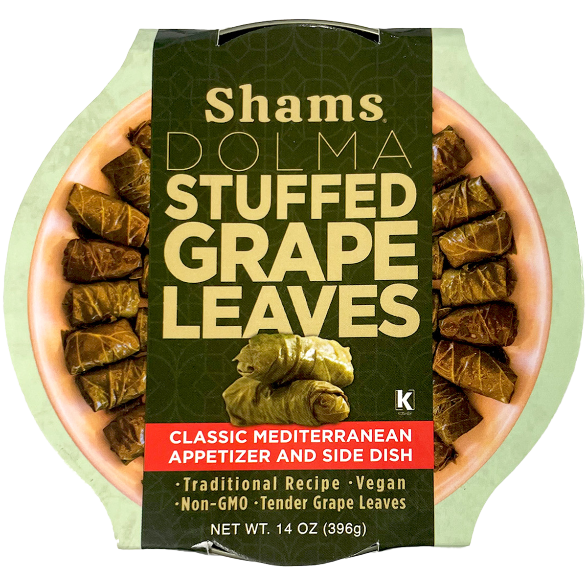 Stuffed Grape Leaves Dolma, Shams
