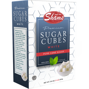 Premium White Sugar Cubes, Shams