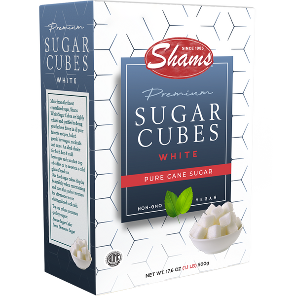 Premium White Sugar Cubes, Shams