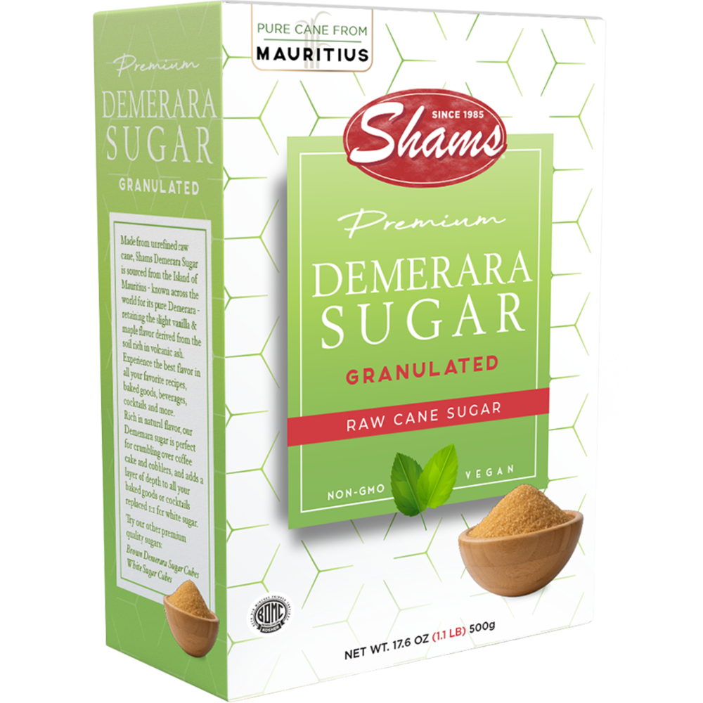 Granulated Demerara Brown Sugar, Shams