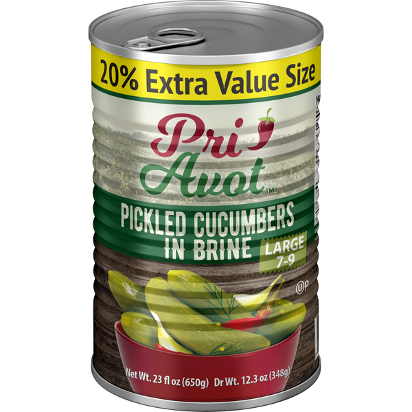 Cucumber Pickles7-9 Brine, Pri-Avot