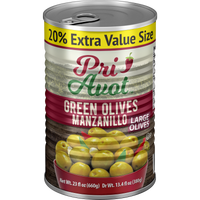 Green Manzanillo Olives 17-20, Pri-Avot