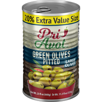 Green Pitted Olives 17-20, Pri-Avot