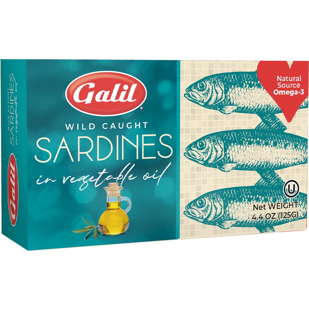 Sardines in vegetable Oil, Galil