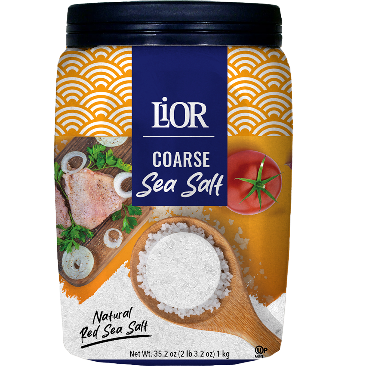 Coarse Sea Salt Chefs Jar, LiOR